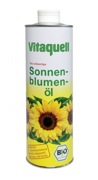 *Bio Sonnenblumenöl, vitale Bio-Saat (750ml) Vitaquell