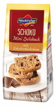 Neukircher Schoko Mini Zwieback - 100g