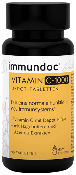 immundoc® VITAMIN C-1000 Depot-Tabletten (90 Stk)
