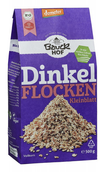 *Bio Dinkelflocken Kleinblatt Demeter (500g) Bauckhof