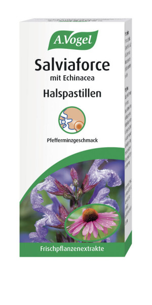 SALVIAFORCE mit Echinacea Halspastillen (20 Stk)