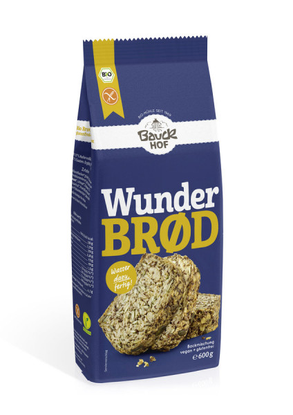 *Bio Wunderbrød glutenfrei Bio (600g) Bauckhof