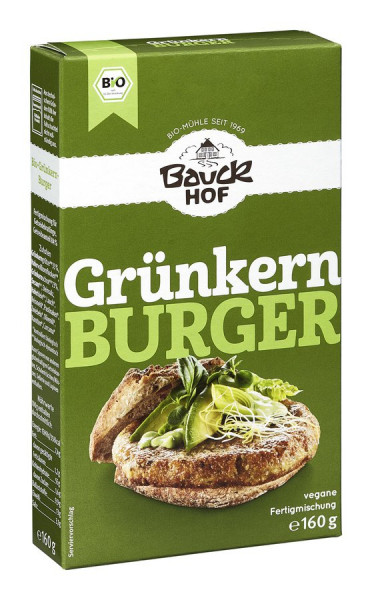 *Bio Grünkernburger Bio (160g) Bauckhof