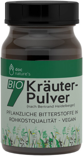 *Bio doc nature&#039;s BIO 7 Kräuterpulver - Glas (75g) Gesund &amp; Leben