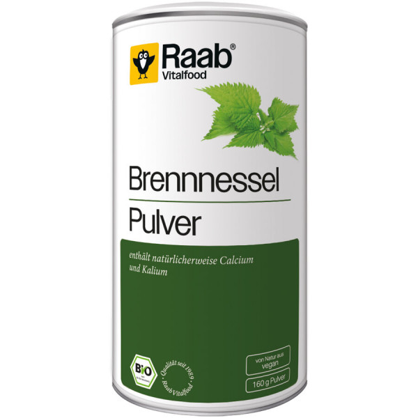 *Bio Bio Brennnessel Pulver (160g) Raab Vitalfood