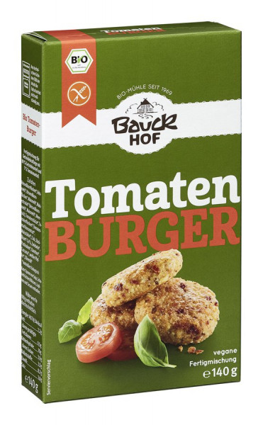 *Bio Tomaten Burger mit Basilikum glutenfrei Bio (140g) Bauckhof