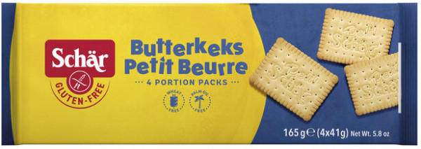 BUTTERKEKS PETIT BEURRE (165g) Schär