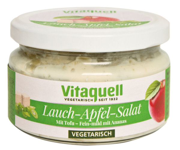 Lauch-Apfel-Tofu-Salat, vegetarisch (200g) Vitaquell