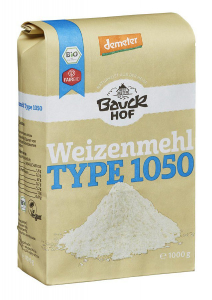 *Bio Weizenmehl Type 1050 Demeter (1000g) Bauckhof
